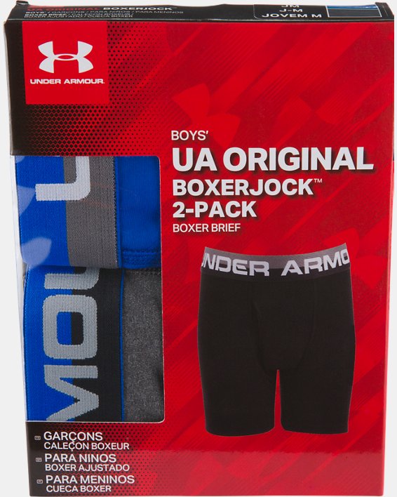Boys' UA Original Series Boxerjock® 2-Pack, Blue, pdpMainDesktop image number 1